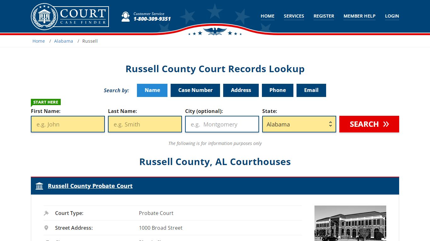 Russell County Court Records | AL Case Lookup